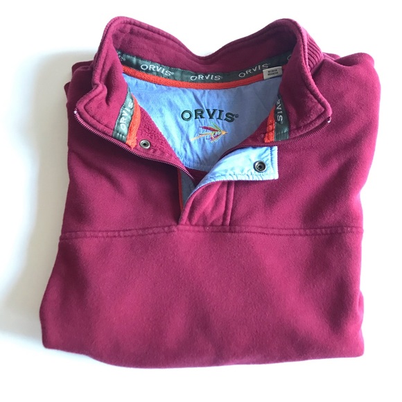 SOLD ❌ Orvis 1/4 zip pullover w/ buttons - Picture 2 of 6